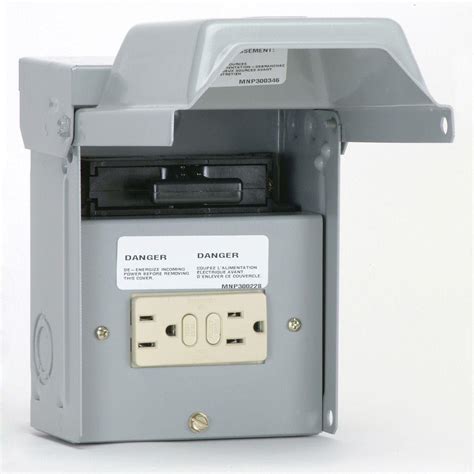 electrical service disconnect boxes|electrical disconnect with outlet.